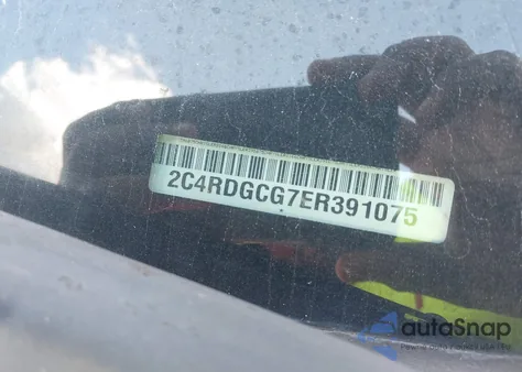 2014 Dodge Grand Caravan Sxt из США, поврежденный, VIN 2C4RDGCG7ER391075